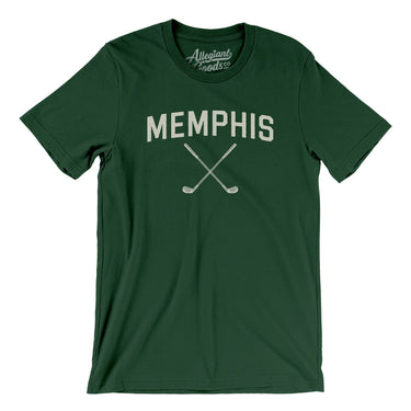 Memphis Golf Men/Unisex T-Shirt-Forest-Allegiant Goods Co. Vintage Sports Apparel