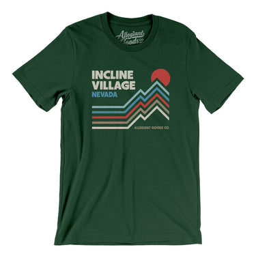 Incline Village Nevada Men/Unisex T-Shirt-Forest-Allegiant Goods Co. Vintage Sports Apparel