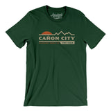 Cañon City Mountain Sunset Men/Unisex T-Shirt-Forest-Allegiant Goods Co. Vintage Sports Apparel