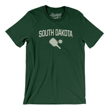 South Dakota Pickleball Men/Unisex T-Shirt-Forest-Allegiant Goods Co. Vintage Sports Apparel