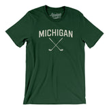 Michigan Golf Men/Unisex T-Shirt-Forest-Allegiant Goods Co. Vintage Sports Apparel
