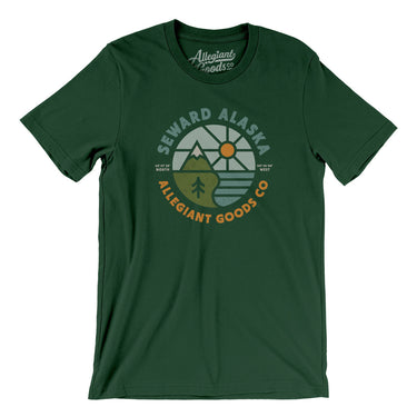 Seward Alaska Retro Badge Men/Unisex T-Shirt-Allegiant Goods Co. Vintage Sports Apparel