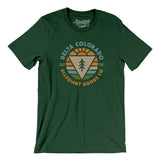 Delta Colorado Retro Badge Men/Unisex T-Shirt-Forest-Allegiant Goods Co. Vintage Sports Apparel