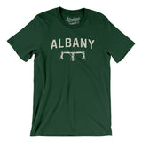 Albany Cycling Men/Unisex T-Shirt-Forest-Allegiant Goods Co. Vintage Sports Apparel