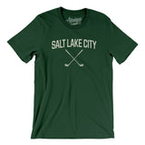 Salt Lake City Golf Men/Unisex T-Shirt-Forest-Allegiant Goods Co. Vintage Sports Apparel