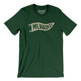 Milwaukee Pennant Men/Unisex T-Shirt-Allegiant Goods Co. Vintage Sports Apparel