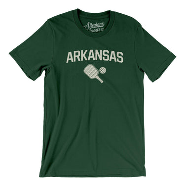 Arkansas Pickleball Men/Unisex T-Shirt-Forest-Allegiant Goods Co. Vintage Sports Apparel