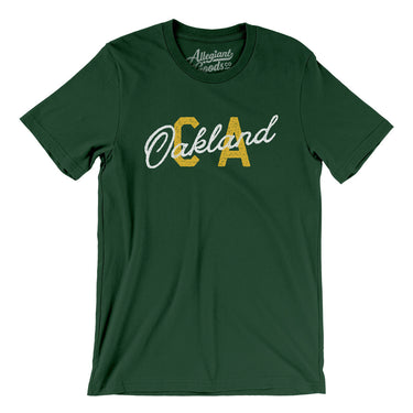 Oakland Ca Overprint Men/Unisex T-Shirt-Allegiant Goods Co. Vintage Sports Apparel