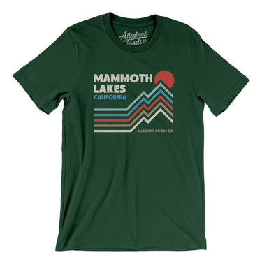 Mammoth Lakes California Men/Unisex T-Shirt-Forest-Allegiant Goods Co. Vintage Sports Apparel