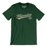 Milwaukee Vintage Script Men/Unisex T-Shirt-Allegiant Goods Co. Vintage Sports Apparel