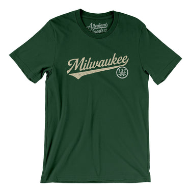 Milwaukee Vintage Script Men/Unisex T-Shirt-Allegiant Goods Co. Vintage Sports Apparel