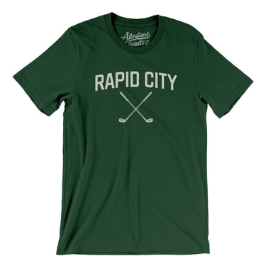 Rapid City Golf Men/Unisex T-Shirt-Forest-Allegiant Goods Co. Vintage Sports Apparel