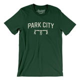 Park City Cycling Men/Unisex T-Shirt-Forest-Allegiant Goods Co. Vintage Sports Apparel