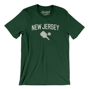 New Jersey Pickleball Men/Unisex T-Shirt-Forest-Allegiant Goods Co. Vintage Sports Apparel