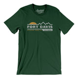 Fort Davis Mountain Sunset Men/Unisex T-Shirt-Forest-Allegiant Goods Co. Vintage Sports Apparel