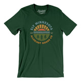 Ely Minnesota Retro Badge Men/Unisex T-Shirt-Forest-Allegiant Goods Co. Vintage Sports Apparel