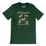 Merry Go Round Pittsburgh Men/Unisex T-Shirt-Forest-Allegiant Goods Co. Vintage Sports Apparel