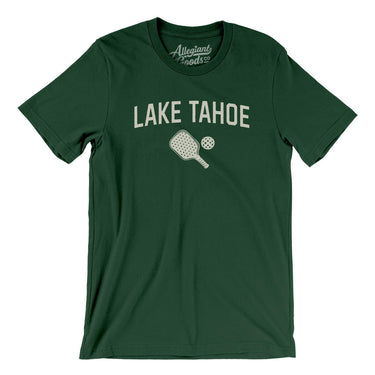 Lake Tahoe Pickleball Men/Unisex T-Shirt-Forest-Allegiant Goods Co. Vintage Sports Apparel