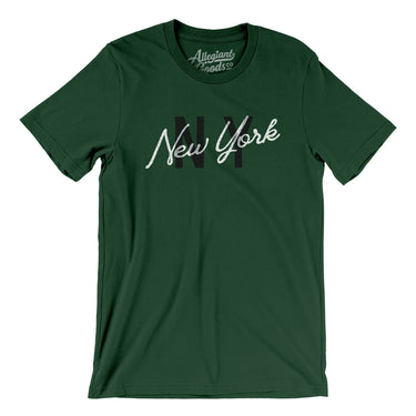 New York Ny Overprinted Men/Unisex T-Shirt-Allegiant Goods Co. Vintage Sports Apparel