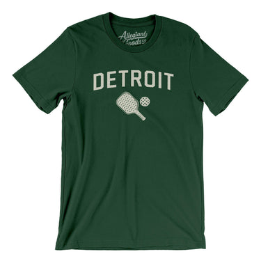 Detroit Pickleball Men/Unisex T-Shirt-Forest-Allegiant Goods Co. Vintage Sports Apparel
