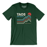 Taos New Mexico Men/Unisex T-Shirt-Forest-Allegiant Goods Co. Vintage Sports Apparel
