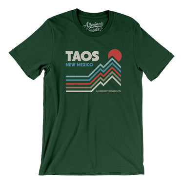 Taos New Mexico Men/Unisex T-Shirt-Forest-Allegiant Goods Co. Vintage Sports Apparel