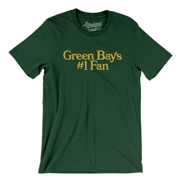 Green Bay's Number 1 Fan Men/Unisex T-Shirt-Allegiant Goods Co. Vintage Sports Apparel