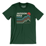 Jackson Hole Wyoming Men/Unisex T-Shirt-Forest-Allegiant Goods Co. Vintage Sports Apparel