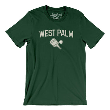 West Palm Pickleball Men/Unisex T-Shirt-Forest-Allegiant Goods Co. Vintage Sports Apparel