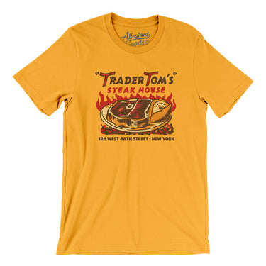 Trader Tom's Steak House New York in Gold Color