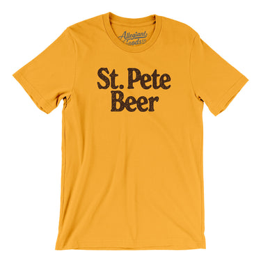 St. Pete Beer Men/Unisex T-Shirt-Allegiant Goods Co. Vintage Sports Apparel