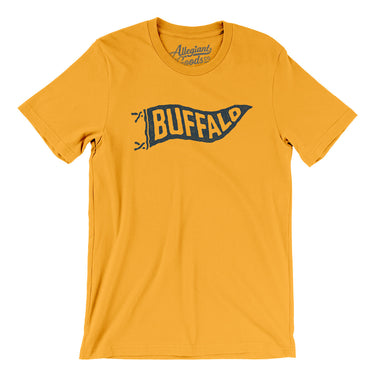 Buffalo Pennant Men/Unisex T-Shirt-Allegiant Goods Co. Vintage Sports Apparel