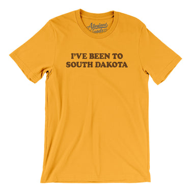 I've Been To South Dakota Men/Unisex T-Shirt-Allegiant Goods Co. Vintage Sports Apparel