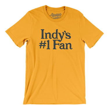 Indy's Number 1 Fan Men/Unisex T-Shirt-Allegiant Goods Co. Vintage Sports Apparel