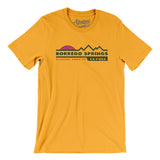 Borrego Springs Mountain Sunset Men/Unisex T-Shirt-Gold-Allegiant Goods Co. Vintage Sports Apparel