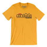 Las Cruces Mountain Sunset Men/Unisex T-Shirt-Gold-Allegiant Goods Co. Vintage Sports Apparel