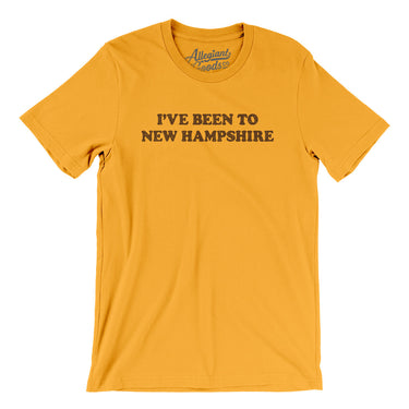 I've Been To New Hampshire Men/Unisex T-Shirt-Allegiant Goods Co. Vintage Sports Apparel