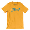 Los Angeles Pennant Men/Unisex T-Shirt-Gold-Allegiant Goods Co. Vintage Sports Apparel