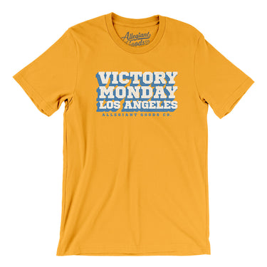 Victory Monday Los Angeles Men/Unisex T-Shirt-Allegiant Goods Co. Vintage Sports Apparel
