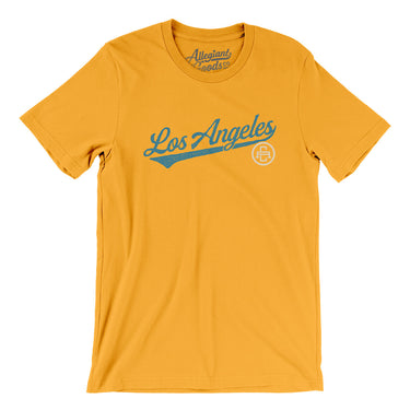 Los Angeles Vintage Script Men/Unisex T-Shirt-Allegiant Goods Co. Vintage Sports Apparel