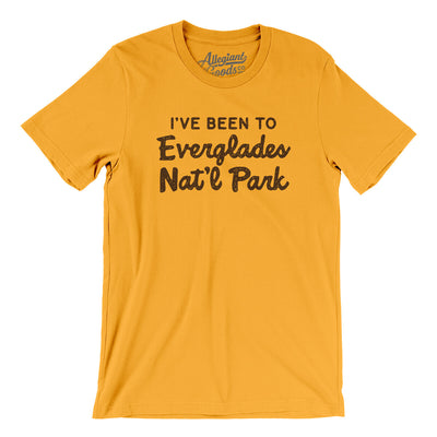I've Been To Everglades National Park Men/Unisex T-Shirt-Gold-Allegiant Goods Co. Vintage Sports Apparel
