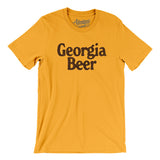 Georgia Beer Men/Unisex T-Shirt-Gold-Allegiant Goods Co. Vintage Sports Apparel