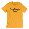 San Diego Beer Men/Unisex T-Shirt-Gold-Allegiant Goods Co. Vintage Sports Apparel