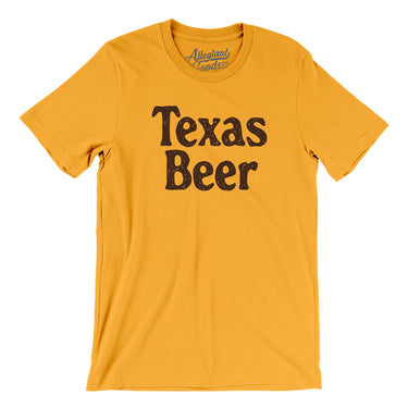 Texas Beer Men/Unisex T-Shirt-Allegiant Goods Co. Vintage Sports Apparel