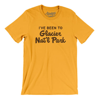 I've Been To Glacier National Park Men/Unisex T-Shirt-Allegiant Goods Co. Vintage Sports Apparel