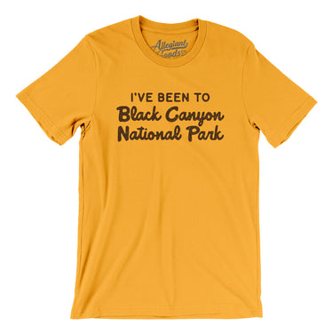 I've Been To Black Canyon National Park Men/Unisex T-Shirt-Allegiant Goods Co. Vintage Sports Apparel