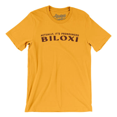 Actually It's Pronounced Biloxi in Gold Color
