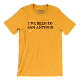 I've Been To San Antonio Men/Unisex T-Shirt-Allegiant Goods Co. Vintage Sports Apparel