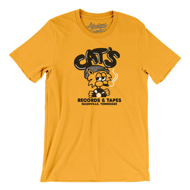 Cat's Records and Tapes in Gold Color
