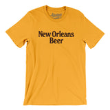 New Orleans Beer Men/Unisex T-Shirt-Gold-Allegiant Goods Co. Vintage Sports Apparel